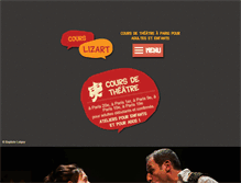 Tablet Screenshot of cours-de-theatre-a-paris.fr